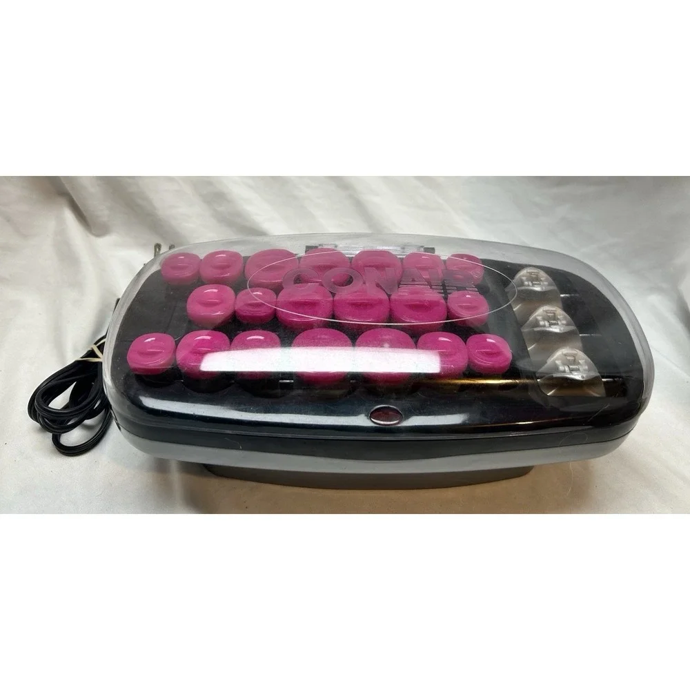 Conair Xtreme Instant Heat 20 Multi-Sized Flocked Rollers Curlers 3Clips CHV26HX
